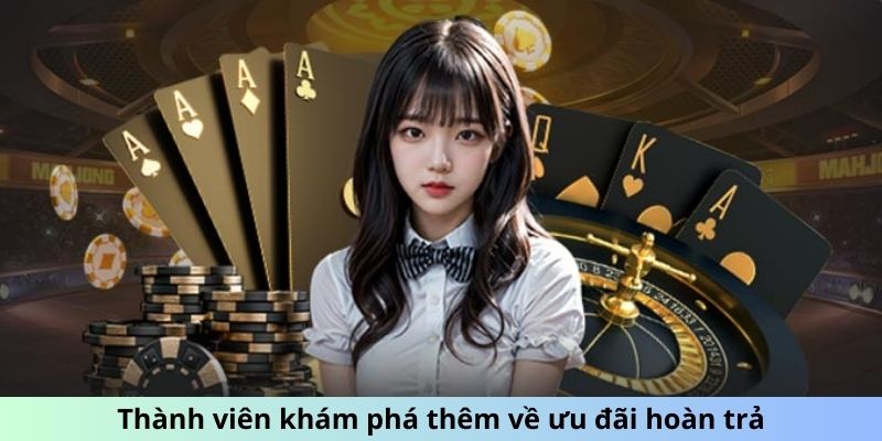 Thành viên khám phá thêm về ưu đãi hoàn trả