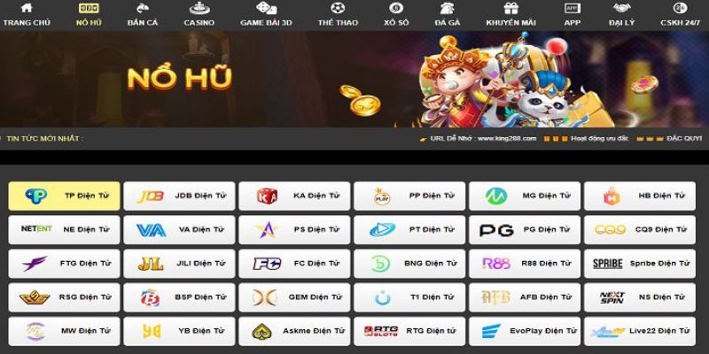 Slot machine King88 cùng những siêu phẩm nổi bật đình đám